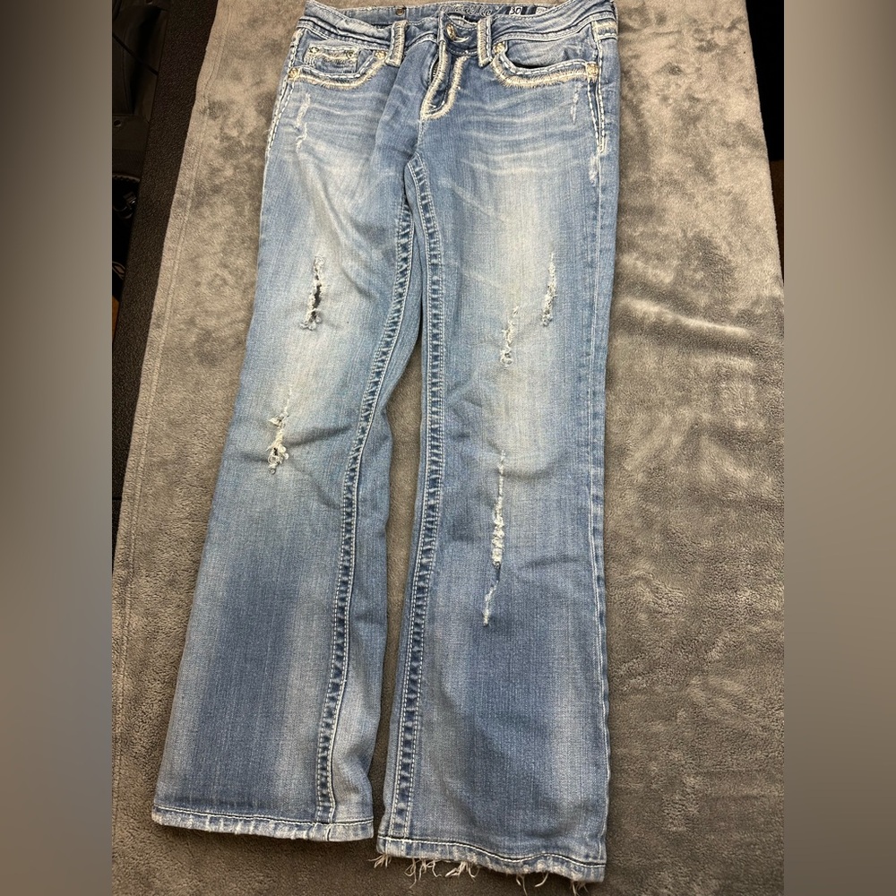 Womens miss me jeans size 30 distressed y2k
